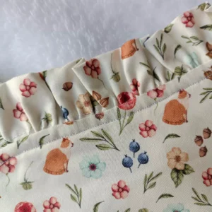 Arrullos artesanales personalizables hechos a mano handmade Inimba Costura detalle volante