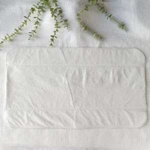 Cambiador de pañales bebé flores y gatos rizo de bambú