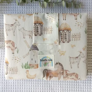 Cambiador pañal artesanal hecho a mano personalizado handmade animales granja