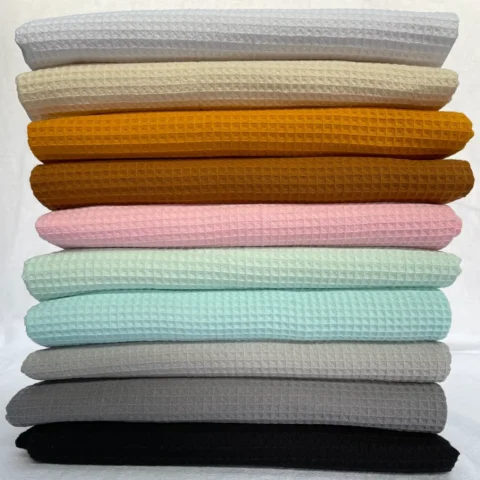 Telas waffle, mini waffle, gofre