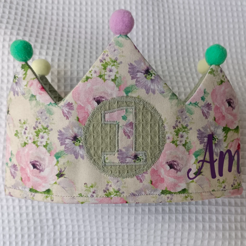 Corona cumpleaños artesanal hecho a mano handmade floral